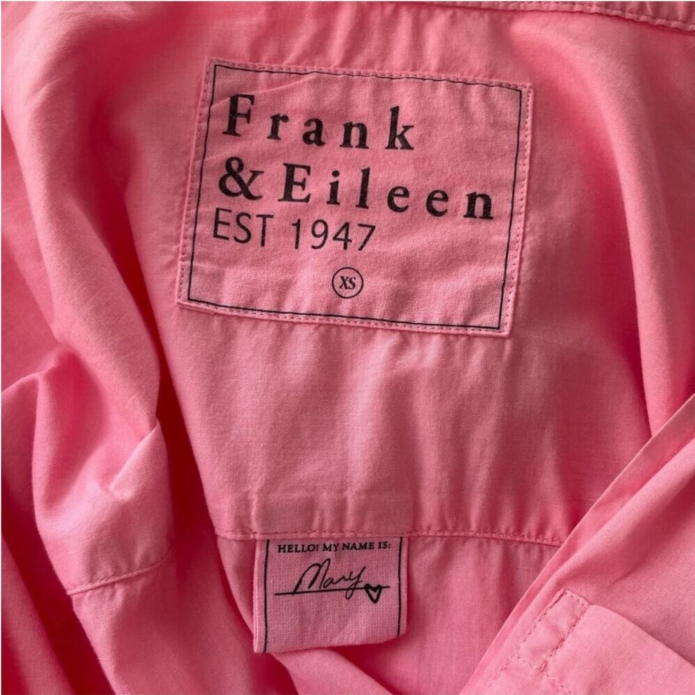 Frank & Eileen Mary Button Up Classic Shirtdress Mini In Cotton Candy Size XS - Picture 11 of 14